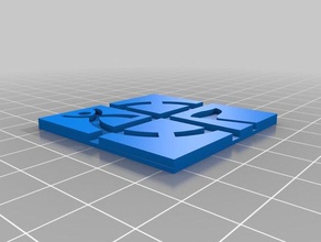 geocaching-logo Schlüsselanhänger geocache 3d print model - Mito3D