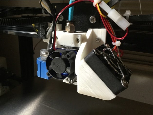 tronxy x5s e3d v6 extruder holder printer parts 3D print model - Mito3D