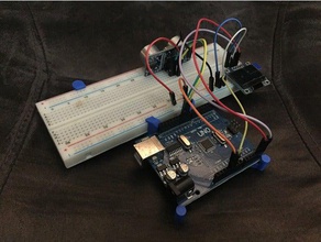 arduino-Brotschneidebrett-remix tool Inhaber - Boxen arduino uno breadboard Halter 3d print model - Mito3D