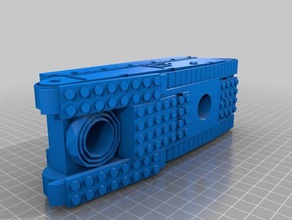 lego tank grosstraktor hull other 3d print model - Mito3D