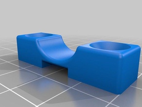 zip tie anchorfor 2 vis bricolage 3d print model - Mito3D