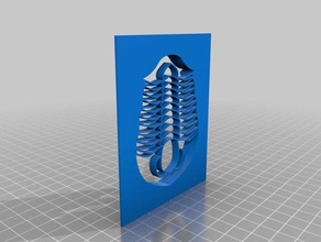 trilobite à l'emporte-pièce cuisine manger 3d print model - Mito3D
