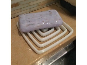 soap tray kitchen dining dish holder 3d print model - Mito3D