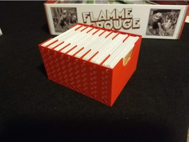 flamme rouge caixa de cartão jogos 3D print model - Mito3D