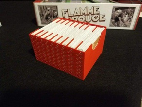 flamme rouge caja de tarjeta juegos 3d print model - Mito3D