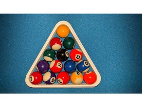 pool rack 125 inch ball mini table toy game accessories 3d print model - Mito3D