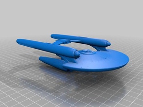 star trek kelvin zaman çizelgesi newton sınıf redux araç abrams 3d print model - Mito3D