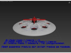 rotor türbin modu sanat 3d print model - Mito3D