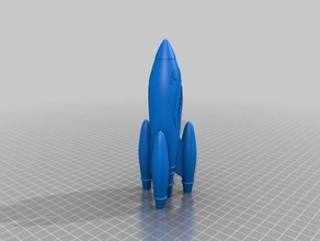 roket heykeller 3d print model - Mito3D
