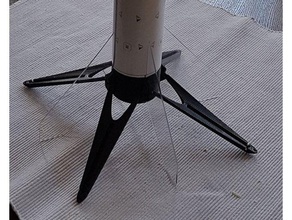 falcon9 18mm doble kit de motor spacex modelo vuelo del modelos falcon 9 cohete 3d print model - Mito3D