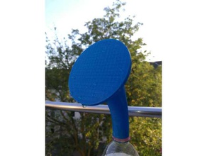 screw watering can smaller holes outdoor garden gardening cap water bottle 3d print model - Mito3D