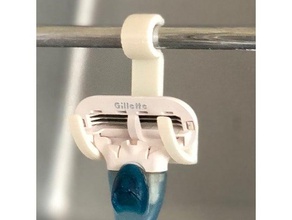 doccia rasoio titolare bagno 3d print model - Mito3D