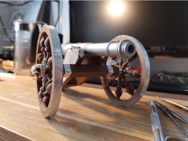 le canon modèles 3D print model - Mito3D