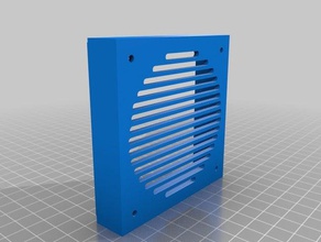 su8 elettronica coperchio caso 80mm 10mm fan 3d la stampante parti 80x10mm anet a8 mosfet rampe 3d print model - Mito3D