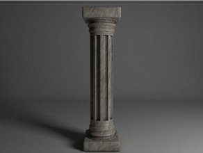 colonna gli edifici le strutture modello architettonico architettura colonne dorica grecia greco 3d print model - Mito3D