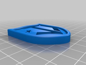 jd escudo signos logotipos 3d print model - Mito3D