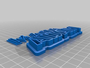 adam mi texto personalizado tapa de la caja contenedores 3d print model - Mito3D