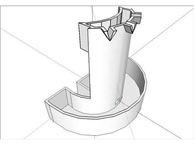 waterfall fountain decor pump 3D print model - Mito3D