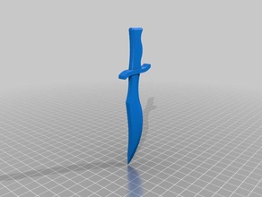 knife 3d printing 3d print model - Mito3D