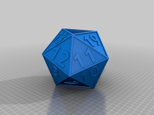 dice planter 3d printing 3D print model - Mito3D