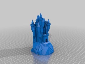 meu personalizados grande castelo gerador edifícios estruturas 3d print model - Mito3D