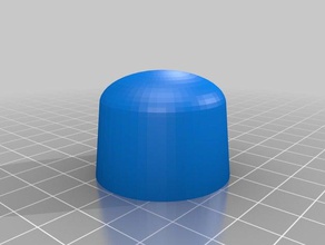 vent knob 55 hole replacement parts customized 3d print model - Mito3D