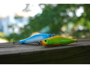 topwater spook fishing lure outdoor garden angling bait crankbait rod lipless 3d print model - Mito3D