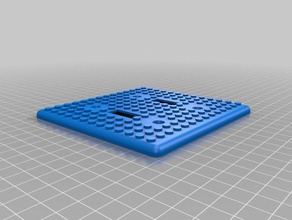 2 toggle-combo wall switch plate +- lego - Ersatz Teile angepasst 3d print model - Mito3D