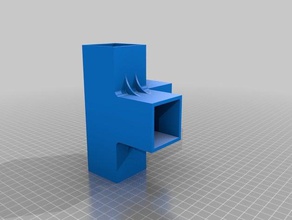 2x 2 tasseaux de 4-way té du support 3d l'impression 3d print model - Mito3D