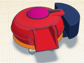vrains düello disk sahne yu-gi-oh yugioh 3d print model - Mito3D