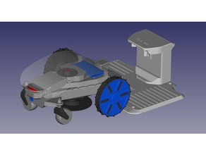 lawn mower roboter parts comming soon outdoor garden 3d print model - Mito3D