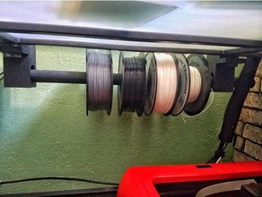 spool holder clamps 3d printer accessories 3d print model - Mito3D