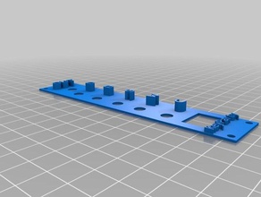 bendmonger keyparty 5u wurlitzer swingin rhythm-Schnittstelle modular-synth Musik eurorack synthesizer 3d print model - Mito3D