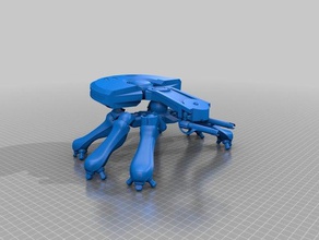 hanka robotics t08a2 assault tank spider model robots anime gits scifi 3d print model - Mito3D