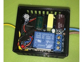 esp8266rele caja de alimentación electrónica 3d print model - Mito3D