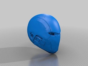 red hood Ungerechtigkeit 2 Helm 3d drucken 3d print model - Mito3D