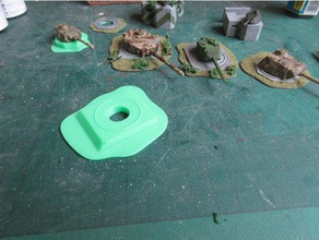 taret bunker panter tiger1 binalar yapılar minyatür sahne tank wargaming arazi 3d print model - Mito3D