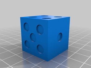 w&uumlrfel 3d la impresión brettspiel cubo 3d print model - Mito3D