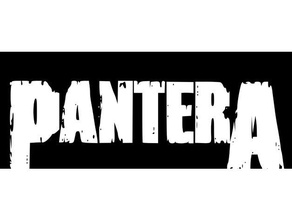 pantera sinais logotipos a banda de metal 3d print model - Mito3D