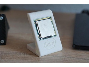 intel cpu stand electronics computer holder pcb personal processor 3d print model - Mito3D