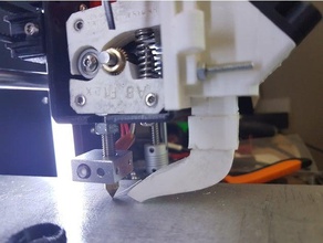 extruder cooling duct extender 3d printer parts fan 3d print model - Mito3D
