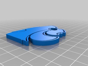 modern ksu kansas state logo 3d printing 3d print model - Mito3D