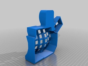 ptero-- dactyl-inspiré du clavier ordinateur mécanique 3d print model - Mito3D