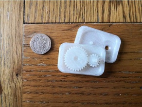 simple small 21 gearbox hobby 3d print model - Mito3D