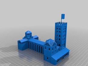 el monasterio de ripoll 3d impresión 3d print model - Mito3D
