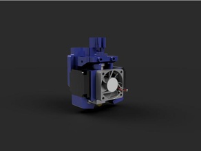 hipercubo evolução 3510 fanduct 3d a impressora os acessórios 5v 40mm fã montagem de ventilador duto do 3d print model - Mito3D