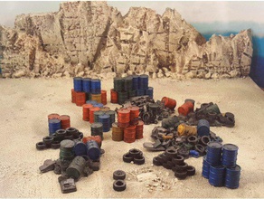 shanty junk toy game accessories gaslands miniature 28mm postapoc post apocalyptic rubble scatter terrain wargame wargaming 3d print model - Mito3D