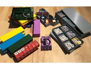 space empires 4x vassoi giocattolo gioco accessori 3d print model - Mito3D
