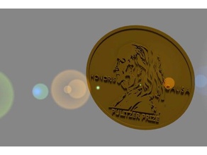 pulitzer-Preis Medaille Münzen Abzeichen award berühmte journalist Autor 3d print model - Mito3D