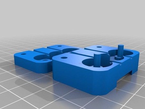 bibo 3d printer extruder part base cover extruders bibo2 touch 3d print model - Mito3D